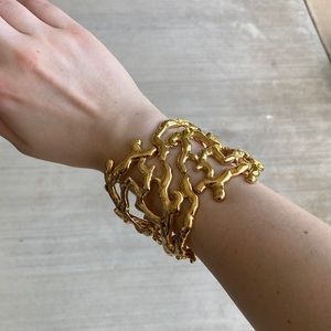 Gold-Toned Cuff Bracelet
